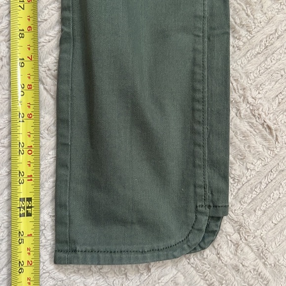 Anthropologie Pilcro and the Letterpress Stet cropped pants green Size 27 - Picture 13 of 16